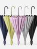 Color-Matched Waterproof Umbrella with Automatic Opening, 16 Ribs, Long Handle, Unisex, Solid Color, Straight Handle, Sun Protection, Dual-Use for