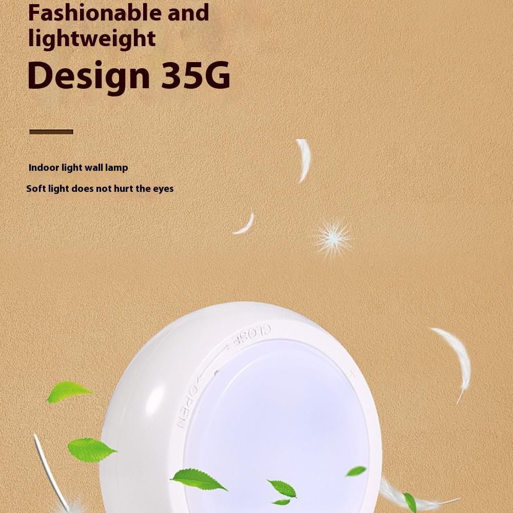 LED Human Body Induction Night Light Rechargeable Battery Model Bedroom Bedside Cabinet Light RGB Remote Control Ambient Light