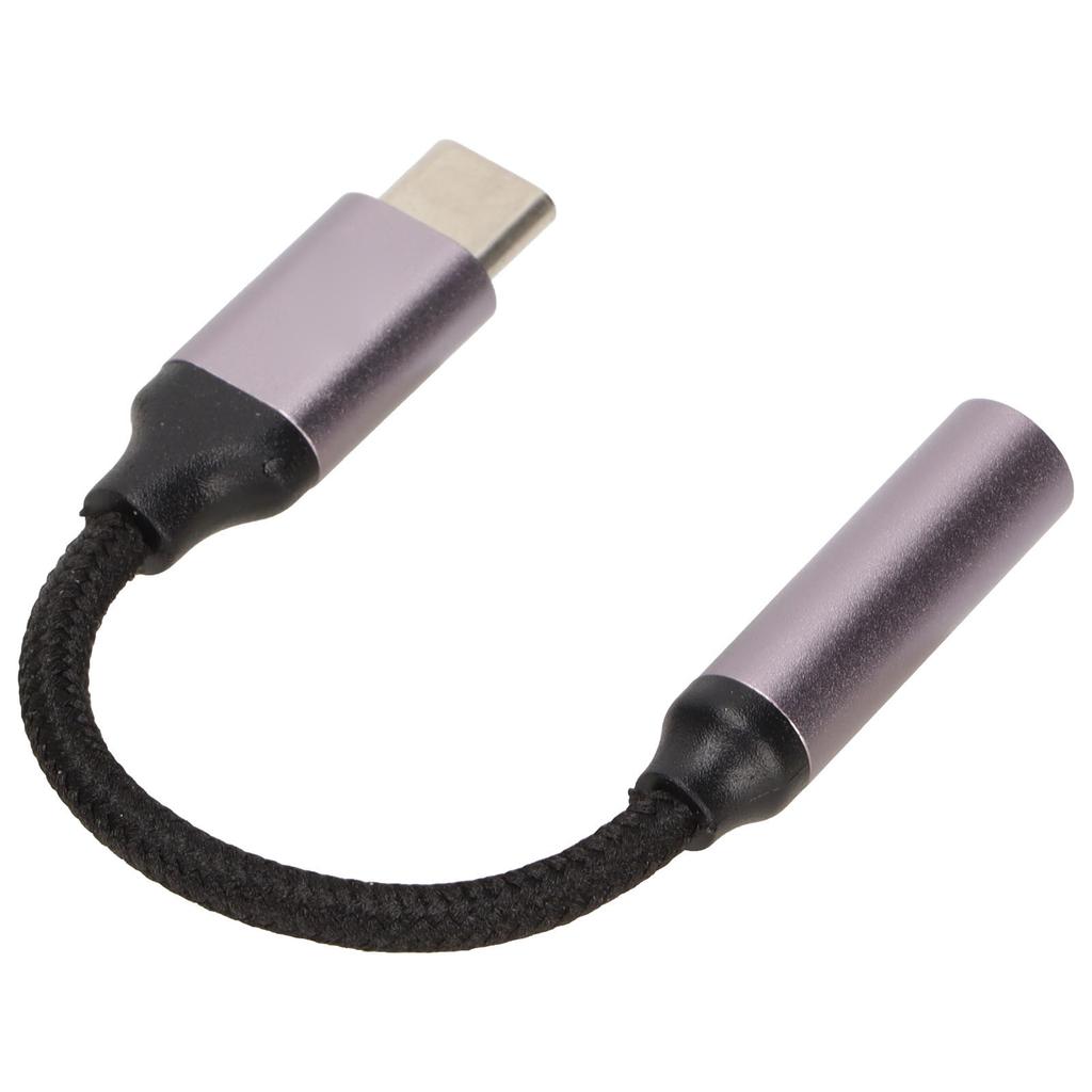 Type C To 3.5mm Audio Cable Type C To 3.5mm Headphone Jack Adapter Supports Music Call Wire Control Function