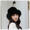 Hat for Women Autumn and Winter Plush Fashionable Fisherman Hat Small Face Warm Cute Ear Protection Lei Feng Hat