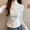 Women's Half-High Collar Long Sleeve Slim Fit Base Layer Top