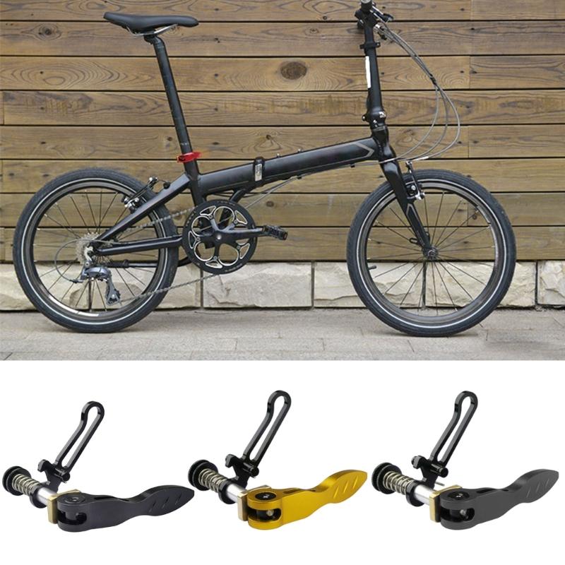 Haltbarkeit Fahrradsitz Rohrschelle Schnellspanner Klapprad Sattelstützklemme für Klappräder