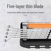 German Quality Five-Layer Men's Manual Shaving Razor with Gillette Blade for Universal Hair Removal