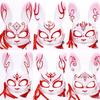 Rabbit Mask Rabbit Half Face Masks Bunny Masks Half Face Standing Ears Anime Mask For Party Dress Up Props Men