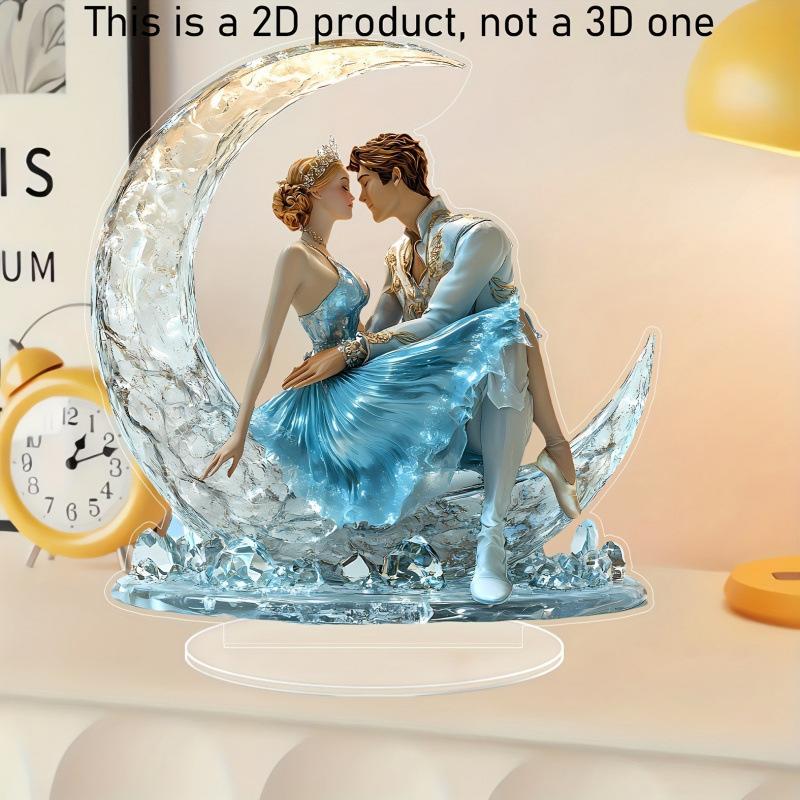 

Acrylic Ornament Sign Rose Flower Artwork Waterproof Collectible Decor Plaque Desk Bedroom Home Shelf Decor Mother s Day Gift