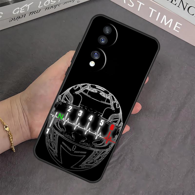 Motorcycle Gear Case For Honor X8a X9a X6a X7a X7 X8 X9 X9b X8b Honor 10 50 70 90 Lite Magic 5 6 Pro Cover