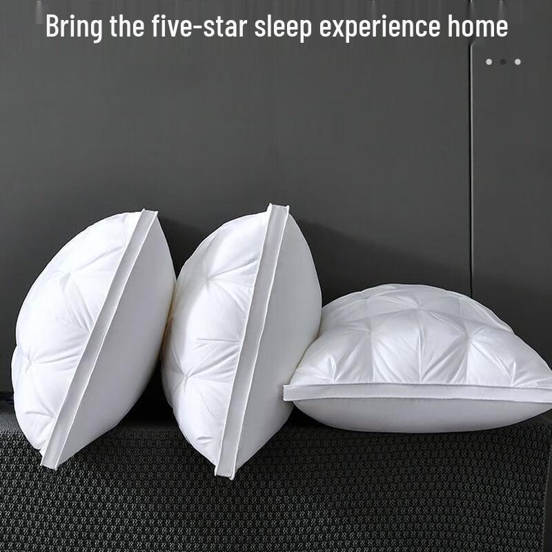 OEING Feather Silk Cotton Neck Support Pillow