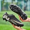 2025 Children Soccer Shoes Professional Training TF/AG Boots Men Soccer Cleats Sneakers Kids Turf Futsal Football Shoes for Boys