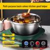 ZISIZ Food-Grade 304 Stainless Steel Multipurpose Bowl