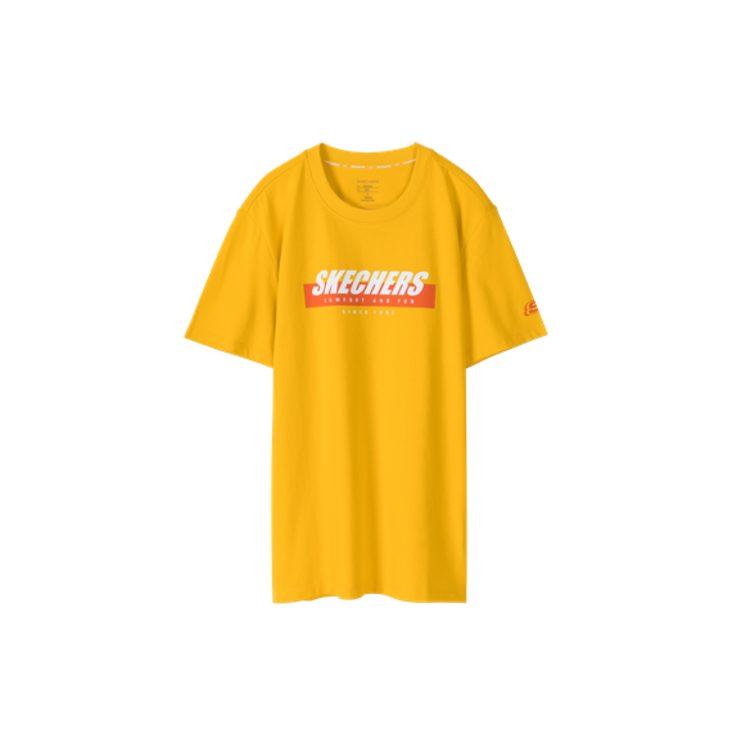 Skechers T Shirt Men's Antique Gold SMLC219M025-00D8