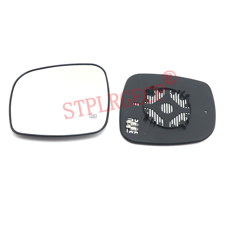 Verre de rétroviseur latéral chauffant de remplacement pour voiture, avec plaque, pour Dodge Grand Caravan 2008-2020