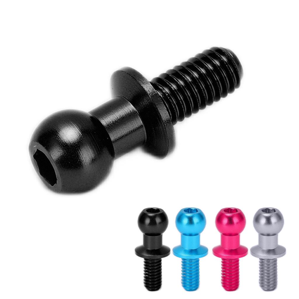 Universal Spare Parts for RC Cars M3 Metal Hex Ball Screw Compatible with Tamiya TT01/02 RC Car Tie Rod Ends and Shock Mounts