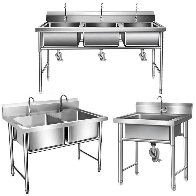 Commercial Stainless Steel Double Kitchen Sink