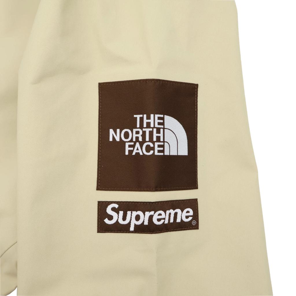 NP024011-GP Supreme The North Face Split Taped Seam Shell Jacket Tan