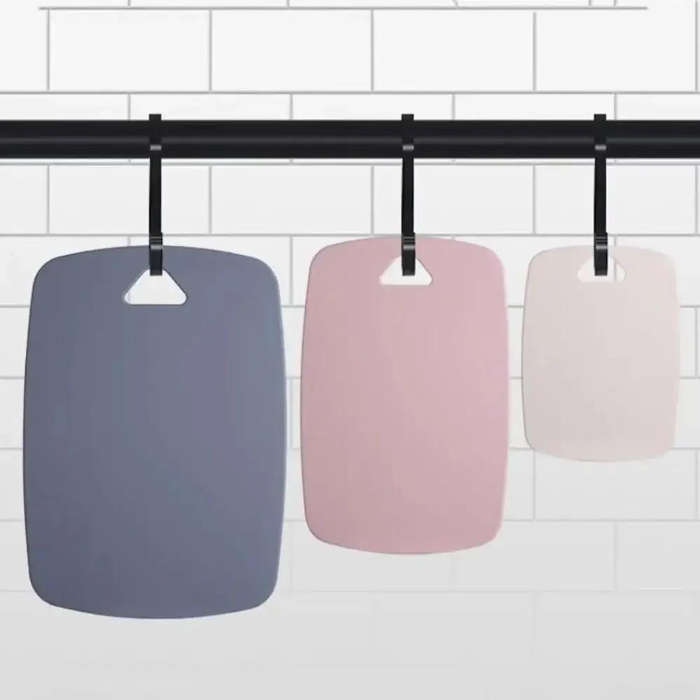 3pcs/set Non-slip Plastic Cutting Board Set Portable Hanging Hole Classified Chopping Blocks Thickening Chopping Boards Meat