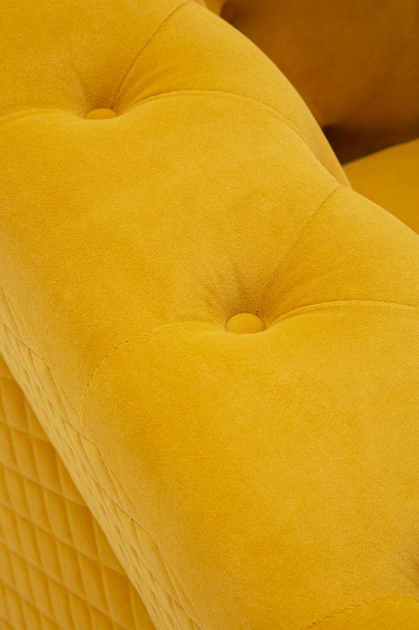 Armchair Emy Mustard With Cushion Cm 104X83X76