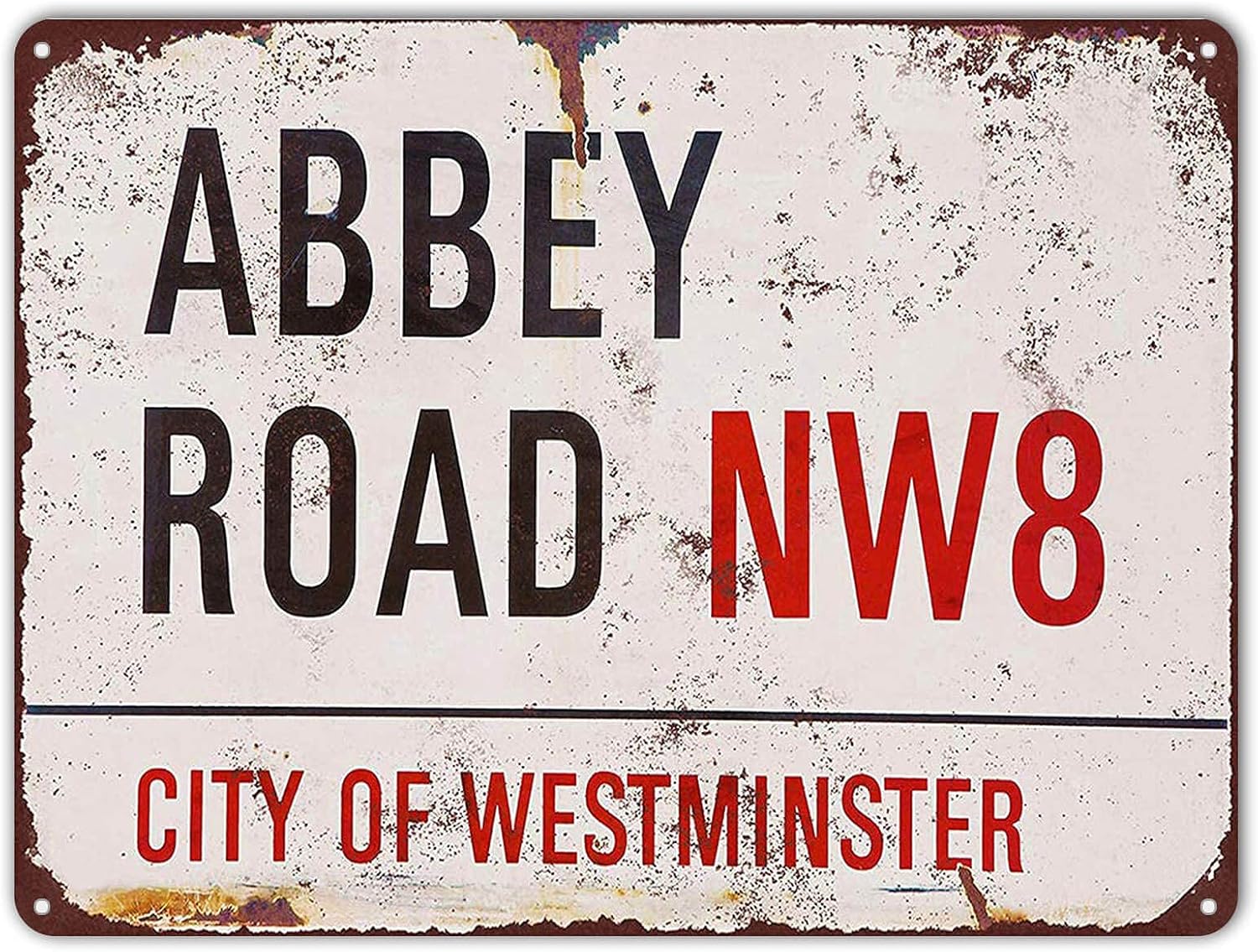 

Abbey Road Vintage Style Metal Sign es Wall Decoration Garage Shop bar Living Room Art Tin aluminum 20x30cm
