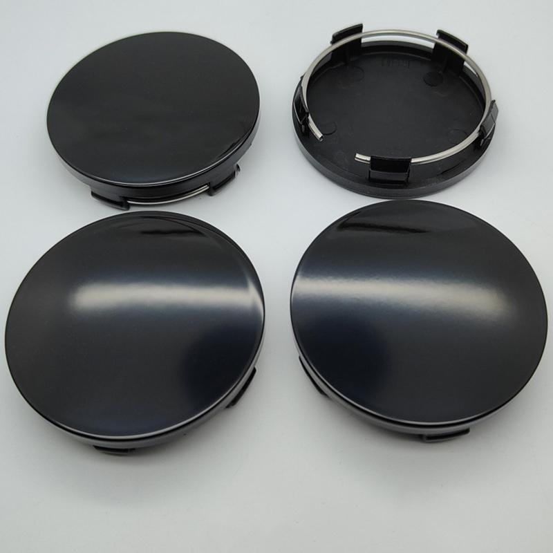 4Pcs/lot 60mm ABS Car Wheel Hub Center Cap Cover Black Silver White Copper Vehicle Rims Dust- proof Cover Hubcaps Hub Center Cover