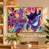 Gengar Custom Name Diamond Painting Personalized 5D Full Drill DIY Diamond Art Home Decor
