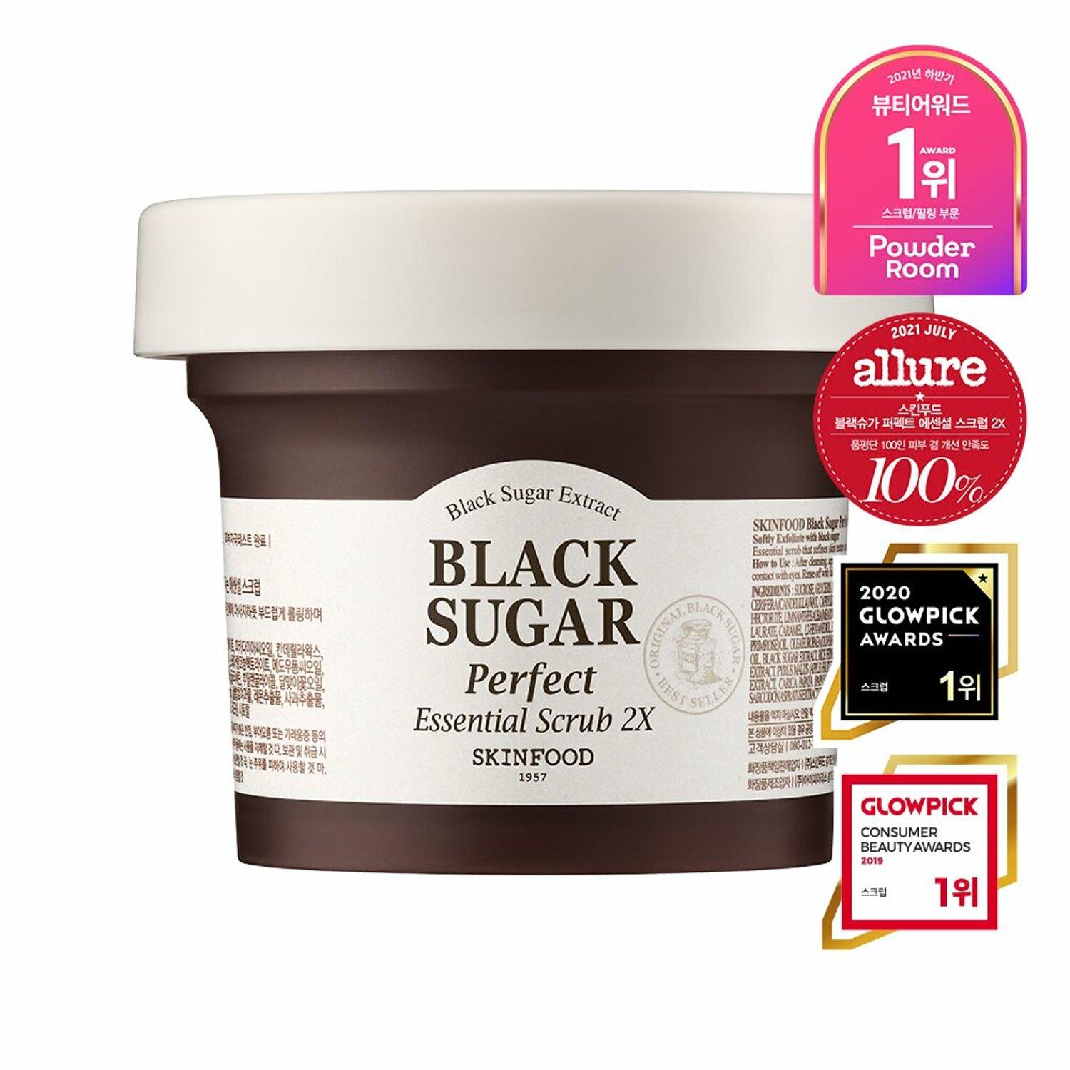 

SKINFOOD Black Sugar Perfect Essential Скраб 2 x 210 г