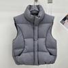 Womens Premium White Duck Down Vest 95% Fill Power 86-90% Thick Warm Sleeveless Puffer Winter