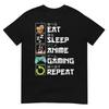 Eat Sleep Anime Gaming Repeat Kawaii Otaku Anime Unisexga Tshirt