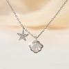 Starfish Shell Necklace Female Niche Design Pendant Light Luxury Niche Summer Collarbone Chain Premium Durable