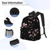 Japanese Sakura Cherry Blossoms Student Backpack School Bag Hiking Travel Daypack for Men Women Bookbag Shoulder Bags