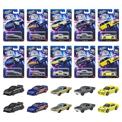 Hot Wheels Fast Furious Theme Assortment Tokyo Drift Vehicle Ages & - Toys, 10-Car Box, 3+, Multi-Purpose, HNR88-986M