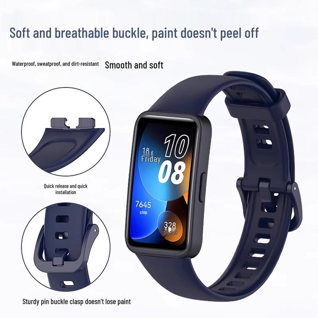 Kompatibles Silikonarmband für Huawei Band 8/NFC-Version