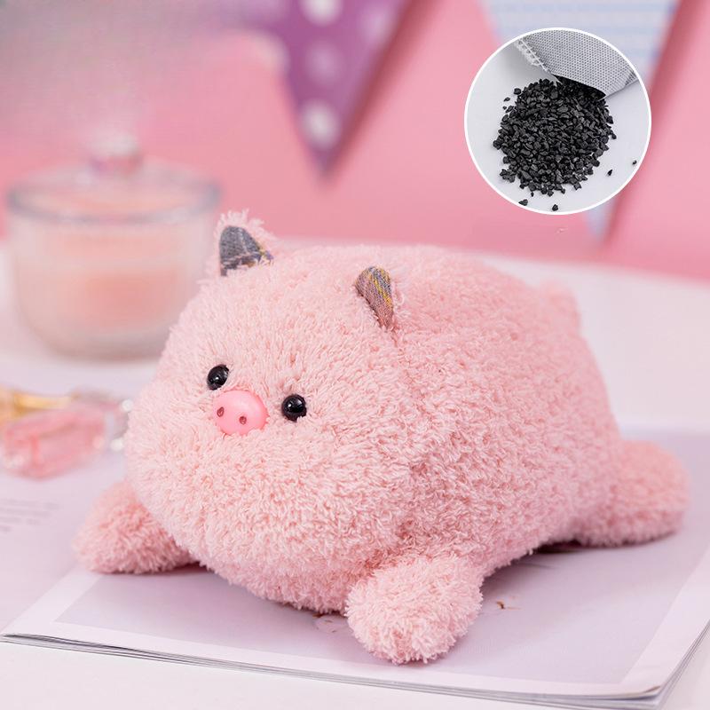 

Yiju Hage Bamboo Charcoal Doll Car Мягкая игрушка мультяшная свинья кролик медведь кукла автомобиль украшения может свежий воздух 18