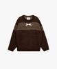 PINK PINEAPPLE Snowy Soft Lovely Sweater_Brown