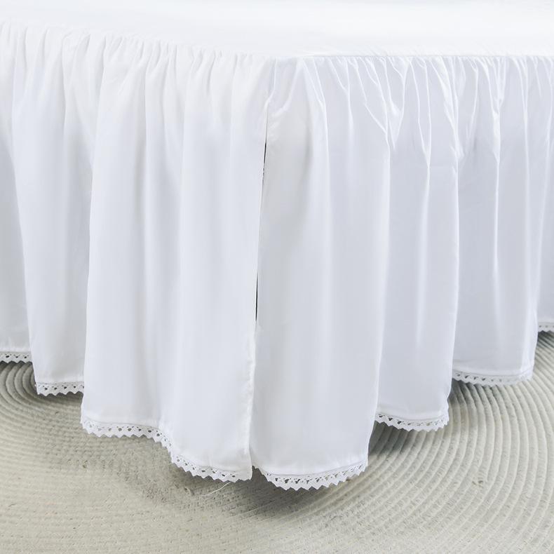 

Гостиничный постельный подзор Домашний текстиль Корейский стиль Универсальный Машинная стирка Кружева Лоскутный дизайн Модный Взрослый Нескользящий Оборчатый Уникальный 100x190 36cm