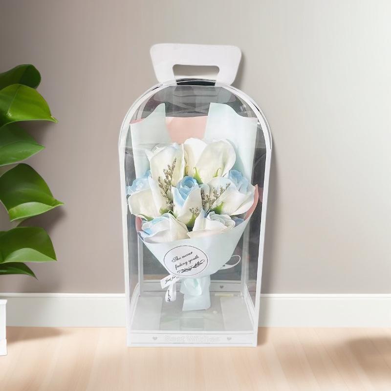 Duftende Seife Rosenstrauß - Ideales Geschenk für Geburtstage, Abschlussfeiern oder den Lehrertag