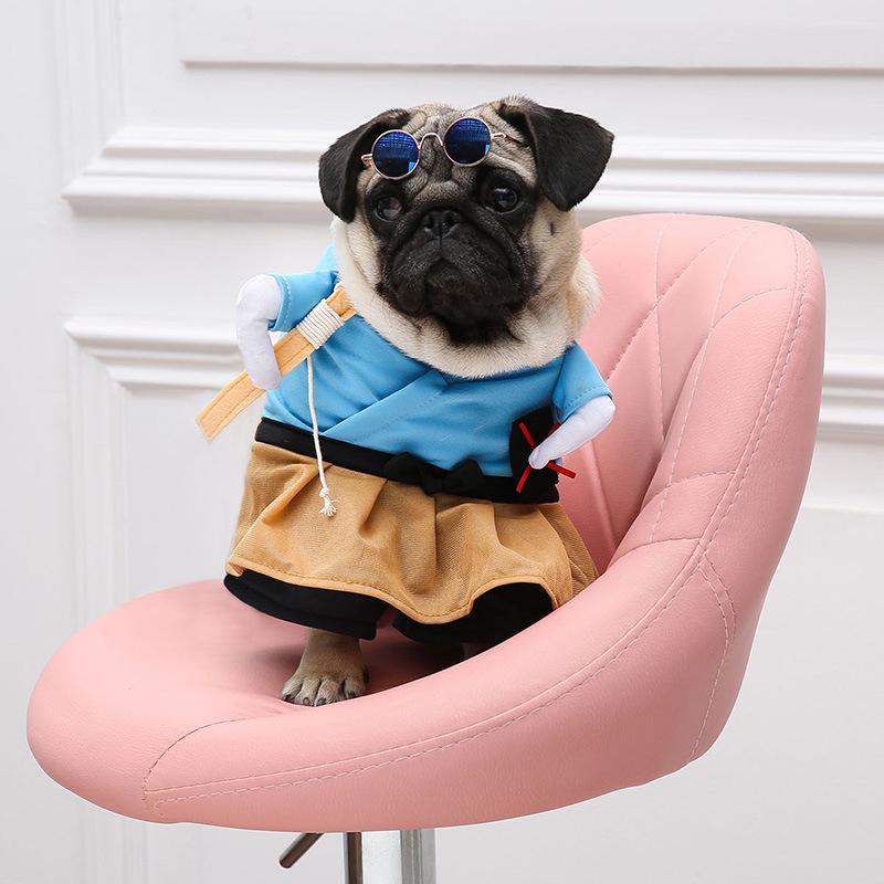 

Костюм для животных: Забавная Смертоносная Кукла для Собак и Кошек - Стоячий Наряд для Преображений на Рождество и Хэллоуин Large