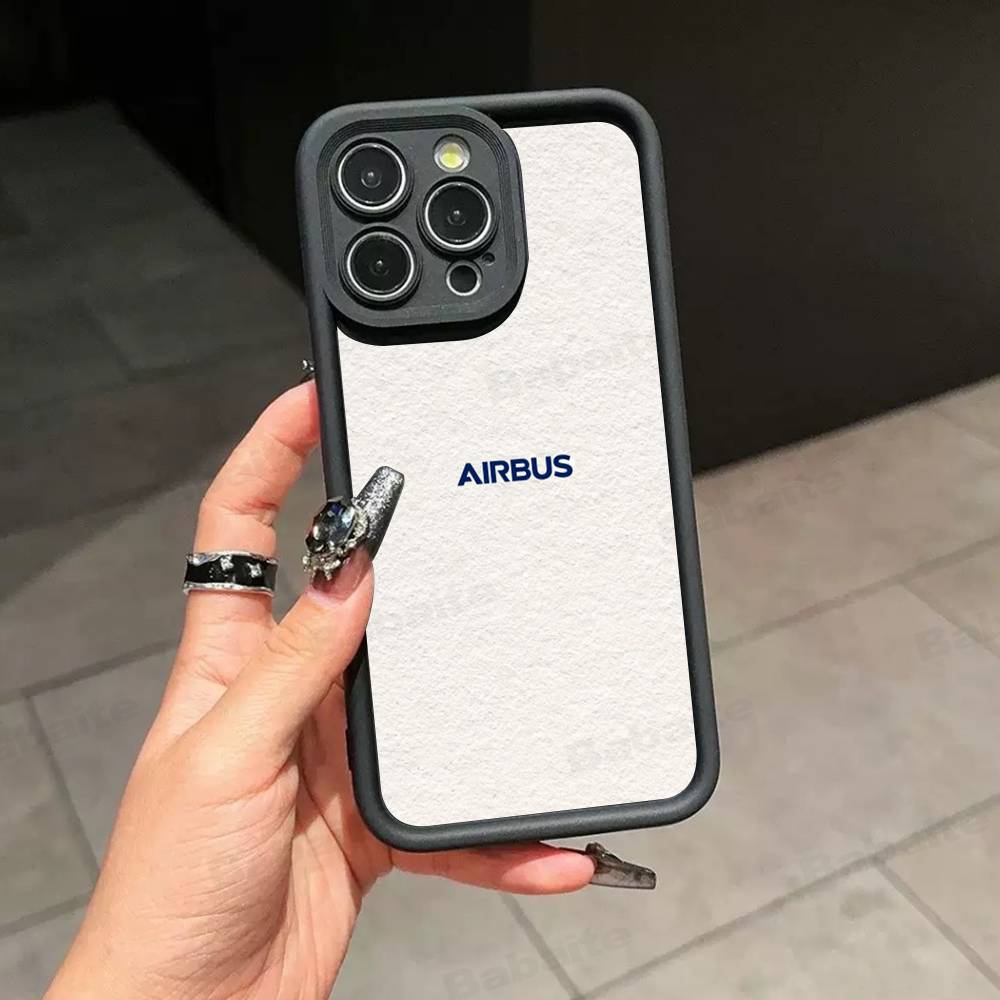 A-Airbus Logo Phone Case For IPhone 17 16 15 14 13 12 11 Air Plus Pro Max Soft Back Cover