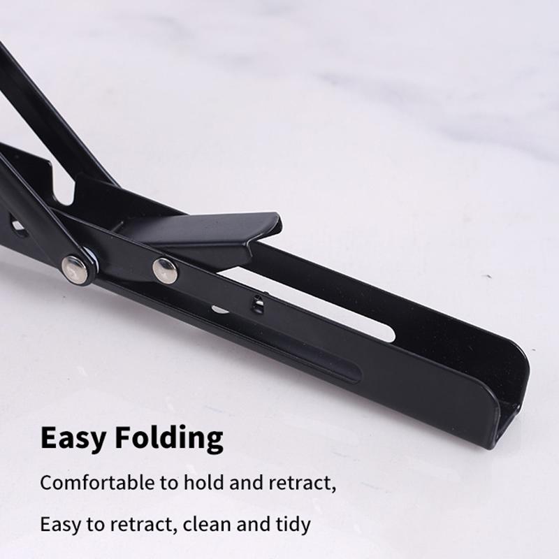 1 Pair Punching-Free Desktop Extending Boards Holder Foldable Keyboards Extension Bracket Office Computer Working Tablet Laptop