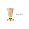 Decorative Flower Vase, Floral Arrangements, Luxurious Elegant Gold Metal Vase for Living Room,