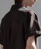 Dekkoloso [Set] Cool Linen-Like Short Sleeve Set [Charcoal]
