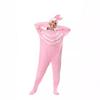Costume Cartoon Animal Pink Rabbit onesie Adult animal stage performance suit
