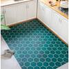Kitchen Leather Carpet Non-slip Mat  Waterproof and Oil Proof Floor Mat Balcony Door Mat Room Carpet Area Rug Washable Bath Mat