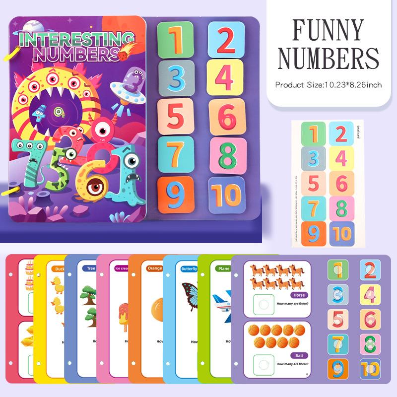 Quiet Toys, Baby Books, Busy Books, Montessori Books, Tear-and-shred Books, DIY Handicrafts, Kindergarten Children's Educational Toys