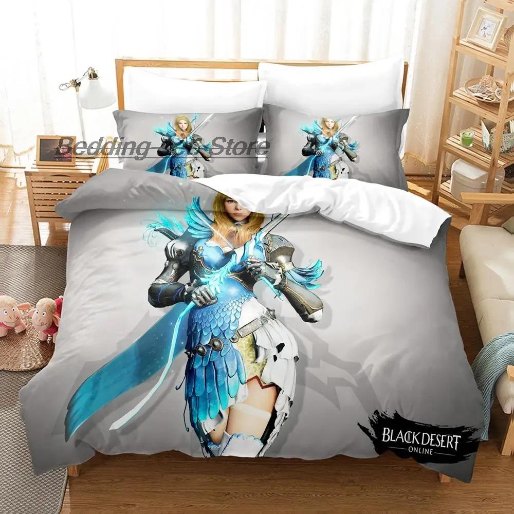 Spel Black desert Sängkläder Set Enkel Twin Full Queen King Size Sängset Vuxen Barn Sovrum Påslakan Set Anime Lakan Set
