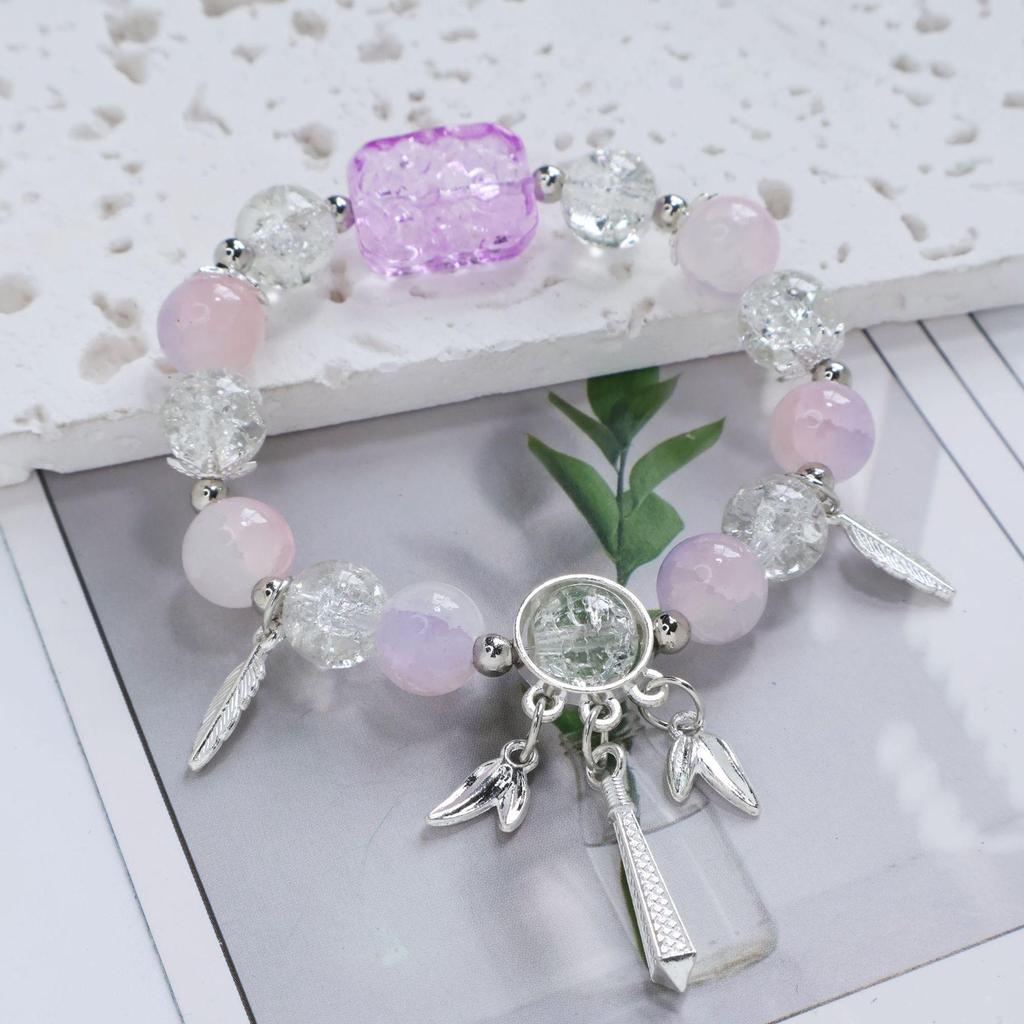 Mori Style Mermaid Crystal Bracelet – Versatile Niche Design for Women, Ideal for Students and Best Friends