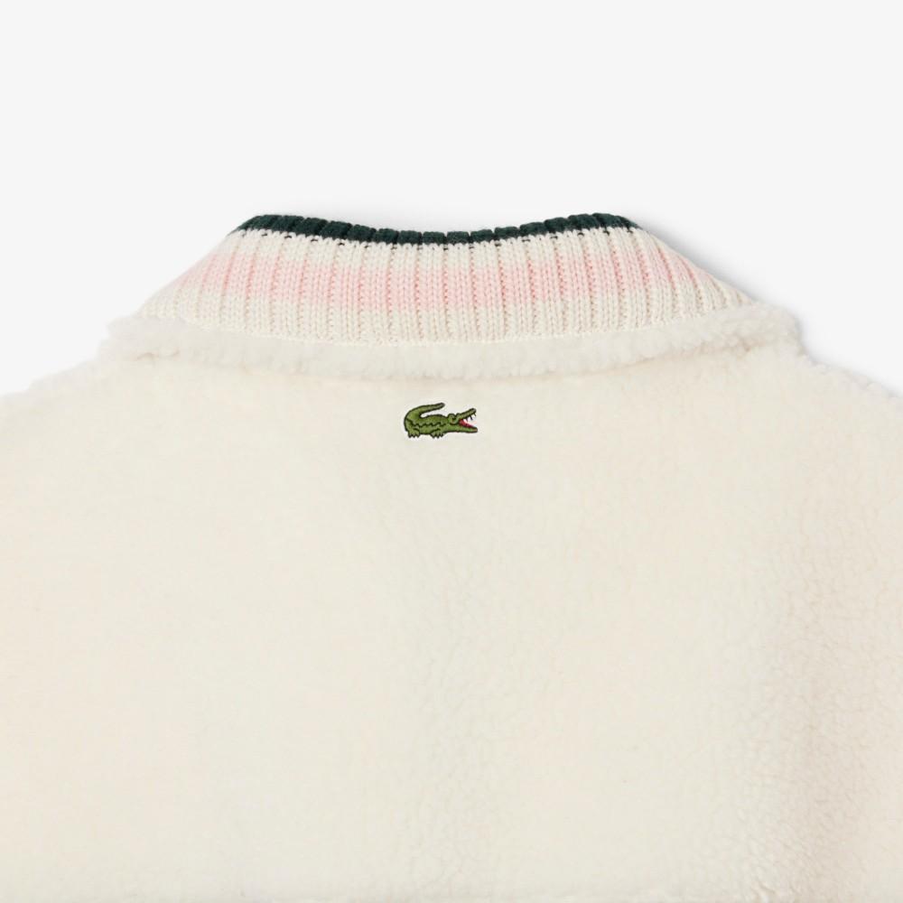 Lacoste Women's Polar Fleece Half-Zip Sweatshirt SF5266-55NF2I