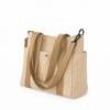 Large Capacity Multi Pocket Tote Bag Solid Color Nylon Crossbody Bag Canvas Tote Bag  Commuting