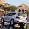 1/32 Nissan Patrol SUV Alloy Car Model Diecasts Metal Toy Vehicles Car Model Collection Simulation Sound and Light Kids Toy Gift