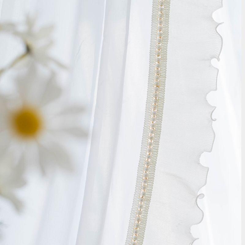 Koronka do zasłon, Koronka perłowa z brzegiem stojącym Dekoracja ekranu okiennego Szeroki brzeg Patchworkowy haft Poduszka dekoracyjna Jednostronny aksamit