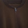 ZA 2026 Womens Casual Slim Fit Zip Up Jacket Solid Color Round Neck Long Sleeve Top