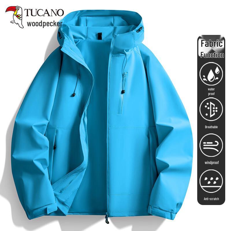 Tucano Dopamine Style Outdoor Windproof Waterproof Hooded Shell Jacket